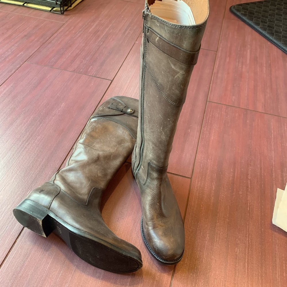 Frye Molly tall leather riding boots